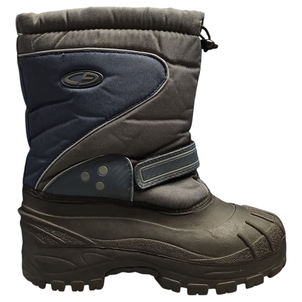 Target Champion C9 Winter Snow Boots Youth US‎ 6 Black Navy Waterproof Pull On